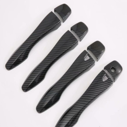 2016款日产尼桑天籁改装拉手罩16新天籁门把手护盖亮片贴装饰适用图2