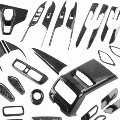 适用于2019款特斯拉Model 3改装门锁开关19新Model3按钮亮贴装饰图3