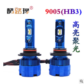 新款H1 H4 H7 汽车LED大灯一体高亮聚光LED前照灯泡mini款图2