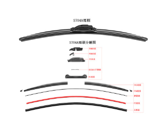 供应厦门奥弦OSIN硅胶镀膜雨刷 多功能硅胶镀膜雨刷图2