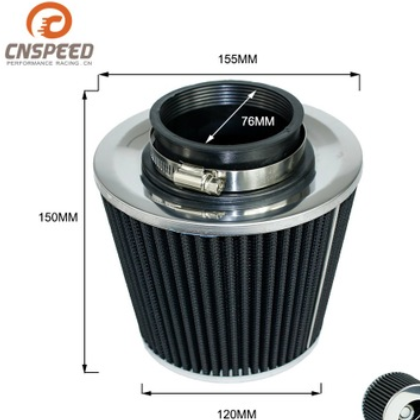 汽车改装空气滤清器冬菇头 通用蘑菇头空滤 蘑菇头空气滤清器图3