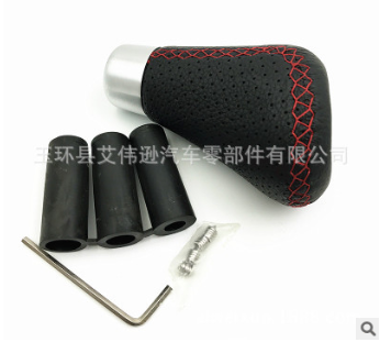 汽车改装排挡头带档位真皮挂挡头MOMO排挡杆挡把头手动个性波棍头图2