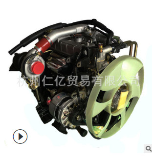 五十铃4JB1T发动机机械泵直喷带增压柴油2.8T发动机总成改装图2