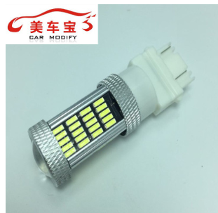 汽车LED T25 92灯 W21 / 5W 7440 4014 贴片LED汽刹车灯雾灯