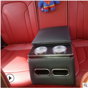 大众普桑汽车后排扶手箱卡罗拉第二排改装储物箱通用图2