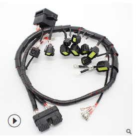 电力抢修工程车总线束 汽车线束新能源 汽车连接器控制线束图2