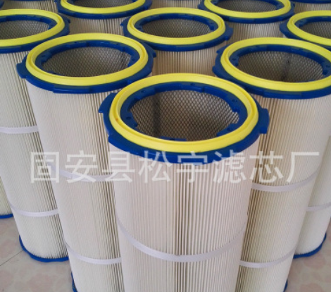 河北松宇 工业除尘滤筒 除尘器滤筒滤芯 粉尘回收滤筒 多种型号图2