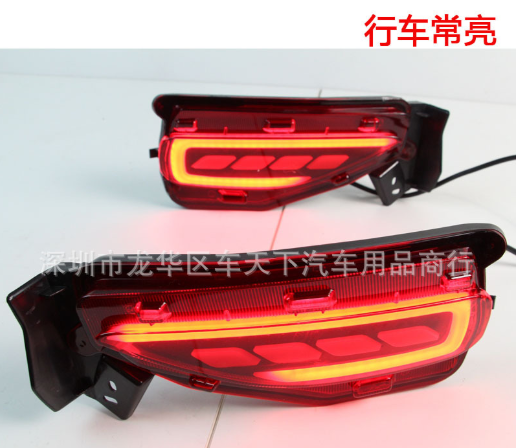 适用于16-17丰田奔跑者fortuner后杠尾灯 应急灯穿越者改装后杠灯图3