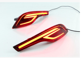 17-18款本田CRV贯穿尾灯LED刹车流光转向灯改装CRV后杠灯防追尾灯图2