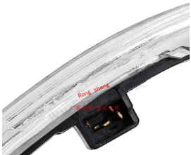 适用于斯柯达明锐昊锐倒车镜边灯后视镜转向灯角灯边灯信号转向灯图3