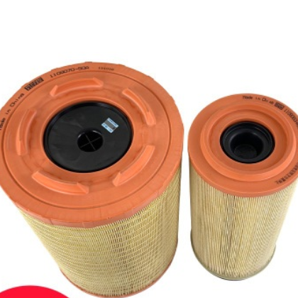 适用2841空气滤芯原厂解放j6p空气滤芯j6天v悍v重汽豪沃滤清器图3