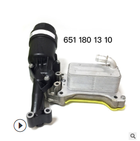 6511801310机油冷却器发动机机油适用于奔驰W204W205A205C204图3