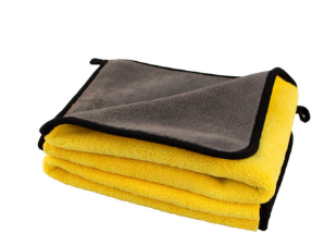 厂家直销高密洗车毛巾珊瑚绒加厚双面擦车巾吸水不掉毛清洁巾定制