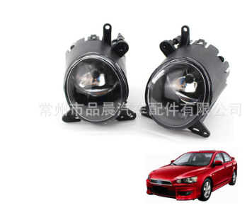 适用三菱LANCER EX 蓝瑟翼神08-12年 雾灯 保险杠灯 前照灯图2