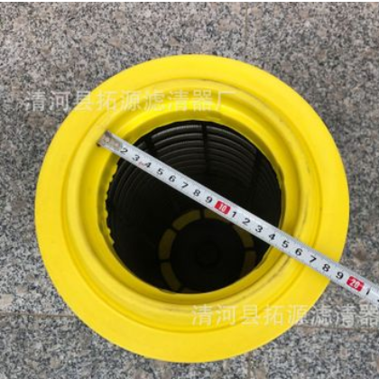 底部带孔五征滤芯奥驰空气滤清器2332空滤K2332图2