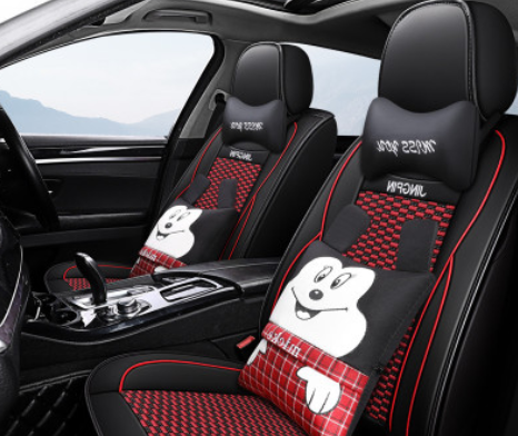 适用于别克凯越新君威英朗威朗汽车座套冰丝全包坐垫四季通用座椅图3