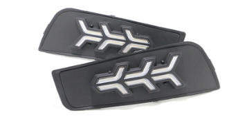 09-14款经典科鲁兹日行灯雪佛兰老款科鲁兹改装前雾灯LED行车灯图3