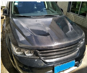 道奇酷威改装机盖开孔发动机盖酷威引擎盖酷威机盖碳纤CF/树脂FRP图2