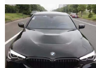 适用于宝马BMW新5系525/530/540改GTS发动机盖 G30/G38开孔引擎盖图3