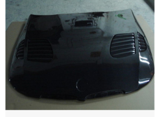 适用宝马BMW 3系 E90改装开孔机盖E90引擎盖 发动机盖 碳纤/树脂图3