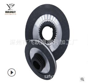 公司供应 失电制动电机摩擦片 5.5-7.5KW刹车盘 欢迎来电选购图2