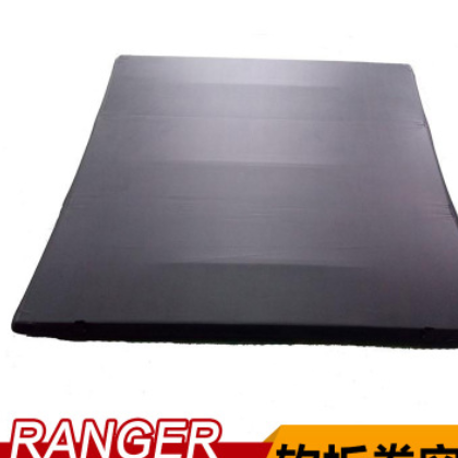 适用福特ranger改装三折盖ranger后箱卷帘软卷帘皮卡盖子折盖雨棚图3