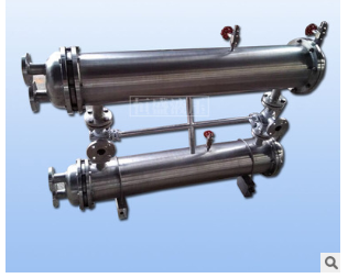 不锈钢管换热器SGLL5-50/1.0 SGLL6-60/1.0双联卧式列管式冷却器图2