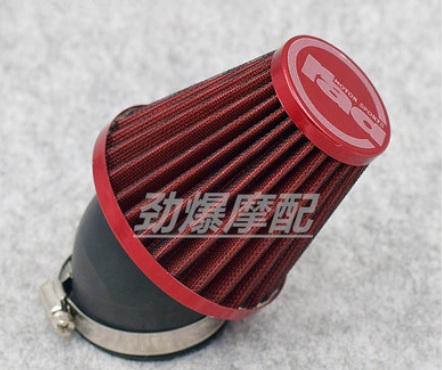 嘉陵70摩托车蘑菇头 CG125复古改装空气滤清器 高风量冬菇头图2