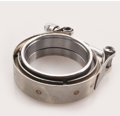 ebay汽配不锈钢喉箍304法兰卡箍v型卡箍管道抱箍汽车改装排气管图2