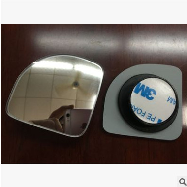 汽车扇形高清玻璃360度调节无边框小圆镜无边扇形盲点镜广角镜子图3