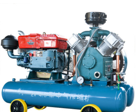 开山活塞式矿山空压机2V4/5移动式充气泵工地打气泵厂家直销图3