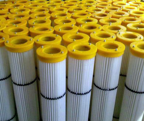 厂家批发 除尘器除尘滤芯黄红 多规格折叠滤芯滤筒可定制图2
