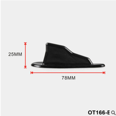 跨境热销 汽车改装配件 EVO风格黑色鲨鱼鳍碳纤维鲨鱼鳍尾翼图3