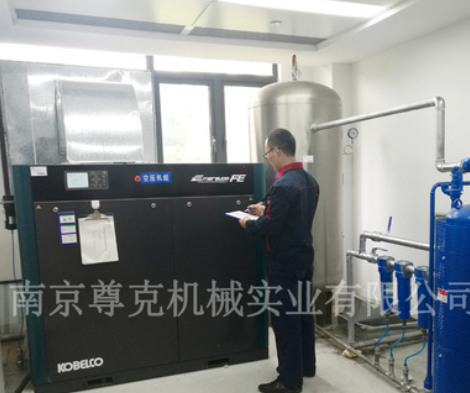 厂家直销FE37A型神钢无油式空压机 无声静音节能螺杆压缩机图2