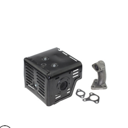 适用汽油机配件GX340GX390消音器182/188消声器套件含排气管 垫片图3