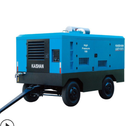 开山柴油移动螺杆空压机 LGCY-18/17系列玉柴动力四轮矿山压缩机图2