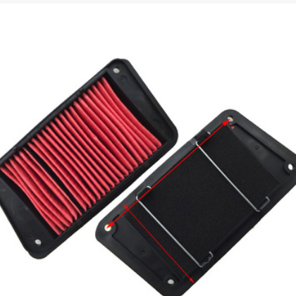 适用于包邮125踏板摩托车空滤器 空滤芯 鬼火迅鹰150路虎空气滤清图3