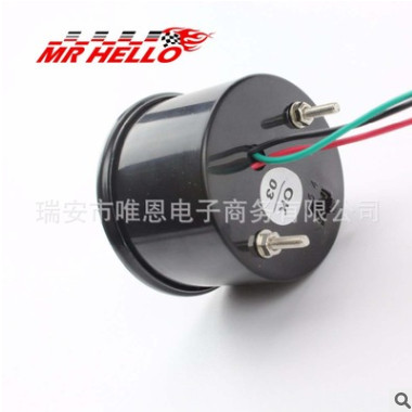MR HELLO 2英寸52mm 汽车蓝光数显汽车转速表 黑壳 改装仪表图2