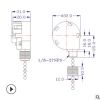 黑色塑料拉线拉链开关ZE-268S5 灯饰开关可调速拉制开关
