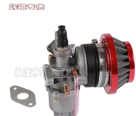 迷你摩托车配件 47CC 49CC小跑车小越野化油器带空气滤清器垫片图2