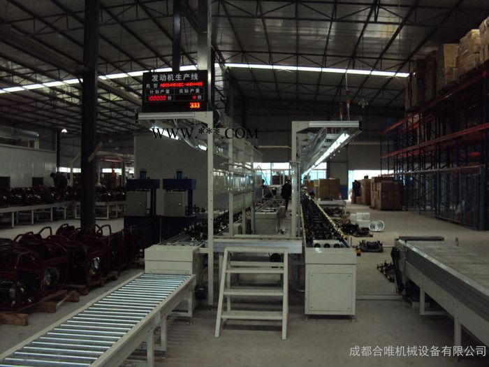 成套物流输送系统、各种辊道机、皮带机、链板线、提升机、汽摩发动机装备线、彩电冰箱生产线及饮食和罐装生产线等。图2