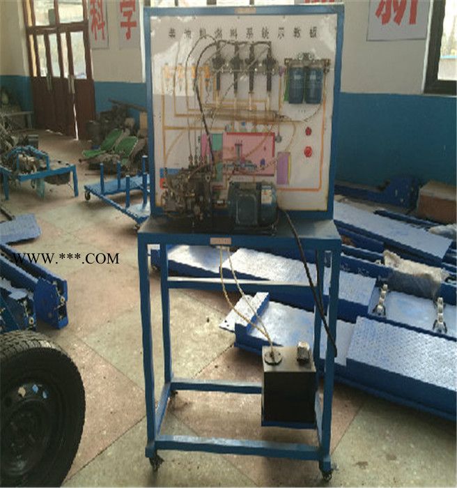 奇安汽车发动机实训台，汽车教学设备厂家，柴油机燃料系统示教板，汽车实训设备图2