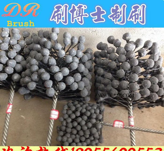 液压件油缸汽缸体去除毛刺抛光刷,气缸珩磨绗研磨刷(球形球头型图3