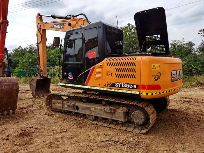 三一SY135-9国产二手挖机中型9成新进口发动机液压系统包运图4