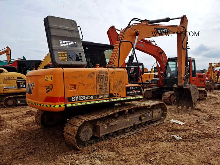 三一SY135-9国产二手挖机中型9成新进口发动机液压系统包运图7