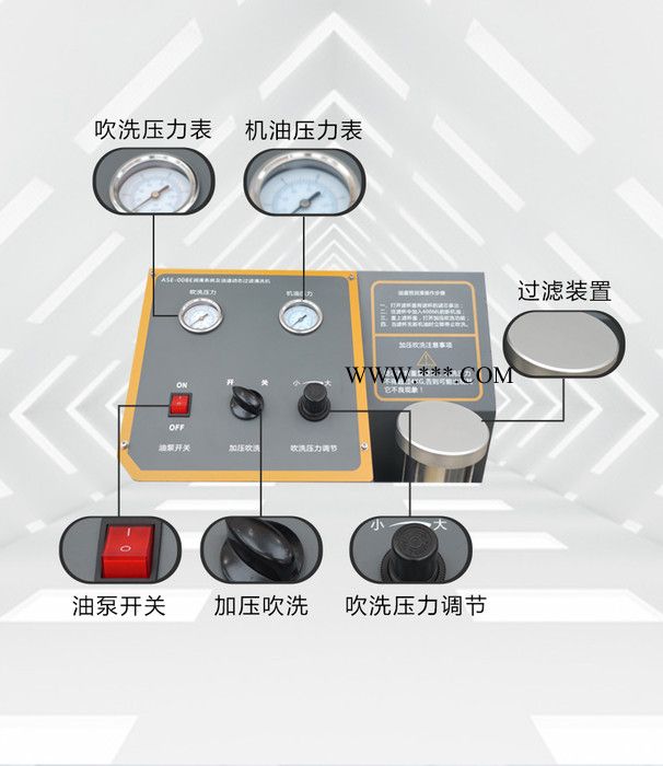 车安达ASE-008E润滑系统油道过滤清洗机  更换机油 发动机免拆动态深度过滤清洗