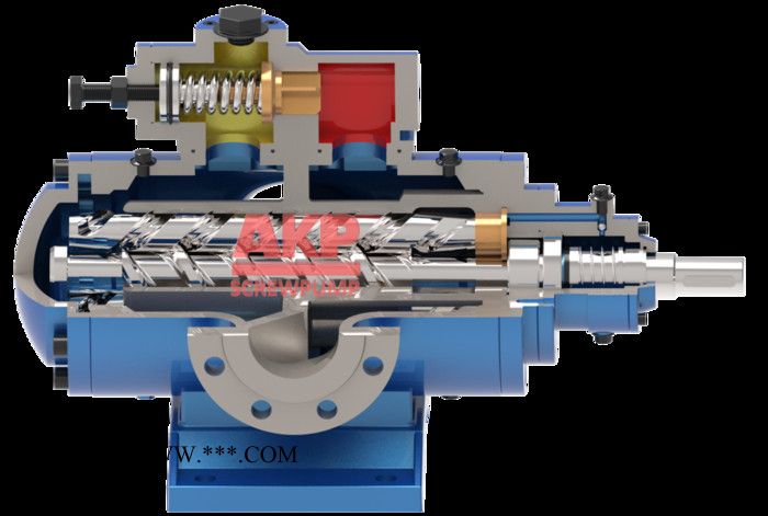艾科长期供应钢铁型材挤压机冷却循环系统三螺杆泵SNH210R46U12.1W2精轧机润滑油泵 柴油发动机引擎主机滑油泵图3