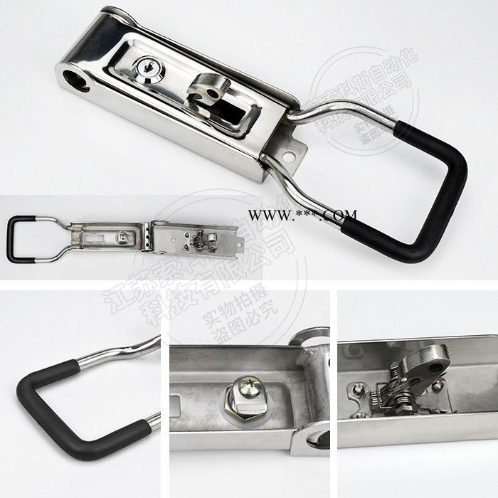 索科斯MSZC-401 304不锈钢把手锁大型货柜车厢连杆式把手货柜冷冻冷藏库天地门锁图3