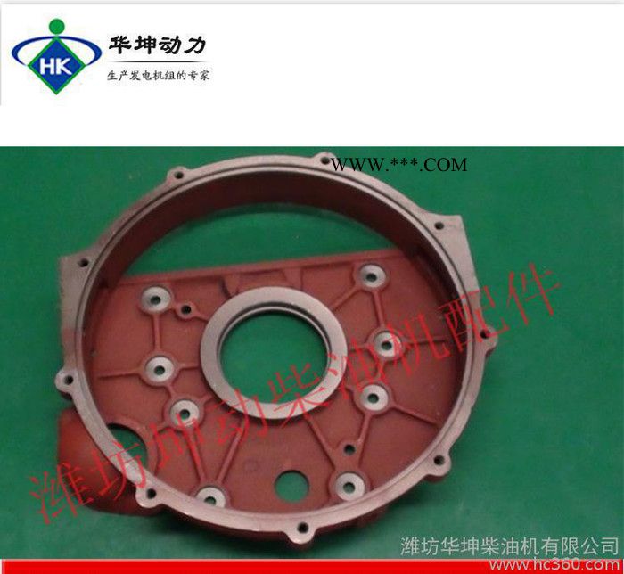 潍坊4100四缸柴油机配件 柴油发动机配件 节温器座 连杆 飞轮壳图2