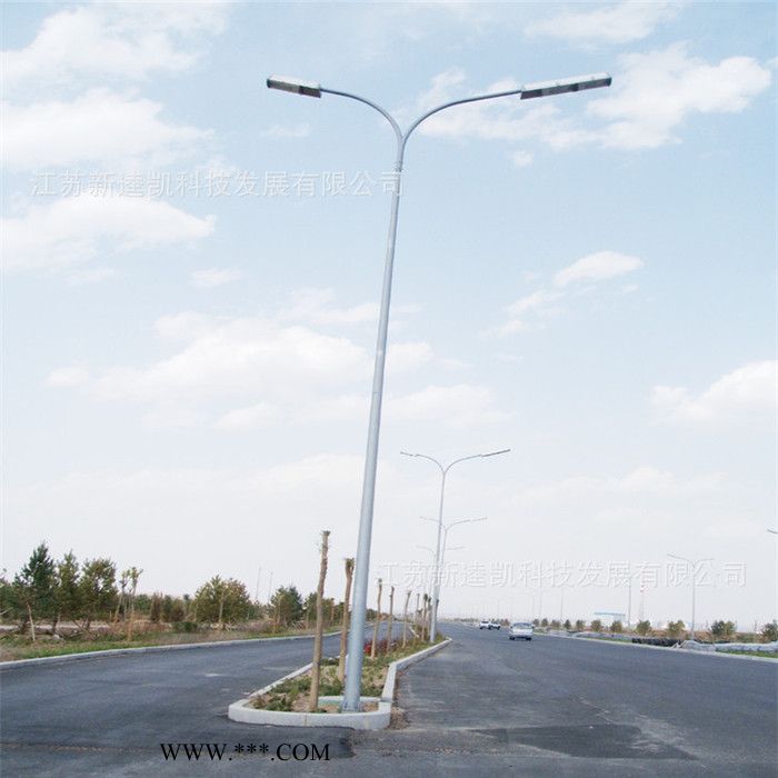 定制 双连杆城市路灯双臂道路照明灯 新型**道路双挑路灯杆 LED路灯图3